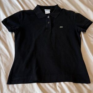 Lacoste Women's Black Polo Shirt